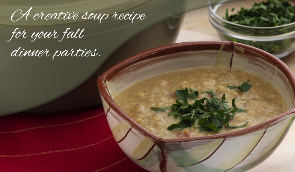 Fall lentil soup recipe