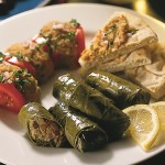 Grape Leaves Stuffed with Lentils and Dried Fruits