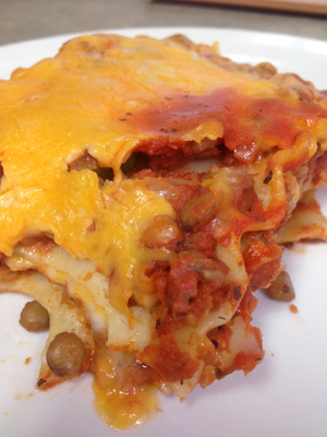 Lentil lasagna recipe