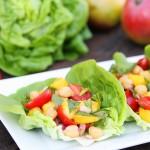 Chickpea Lettuce Wrap - find more delicious recipes at http://www.cookingwithpulses.com!