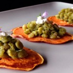 Split Pea Bruschetta courtesy of @usadplc #glutenfree #vegan